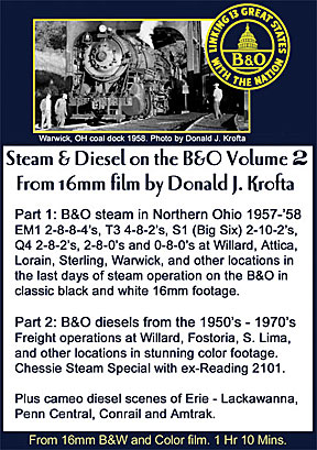 Steam & Diesel on the B&O Volume 2