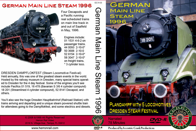 GERMAN MAINLINE STEAM 1996